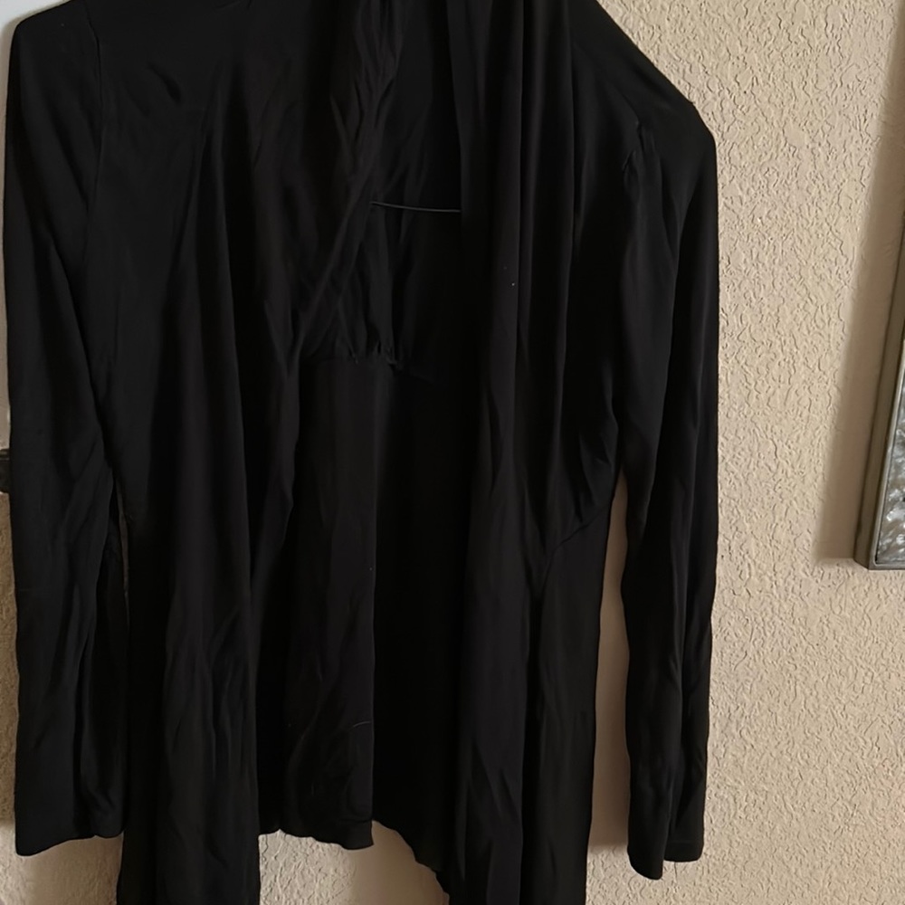 Black lightweight cardigan, size small
